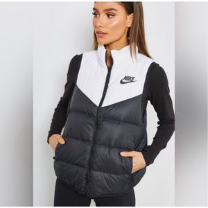 Nike Black and White Women's Vest